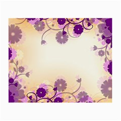 Background Floral Background Small Glasses Cloth (2-side) by Sapixe