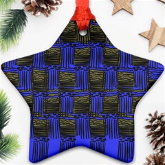 Basket Weave Star Ornament (two Sides) by Sapixe