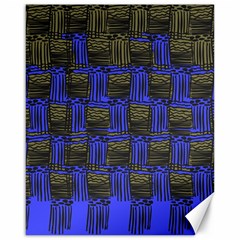 Basket Weave Canvas 16  X 20   by Sapixe