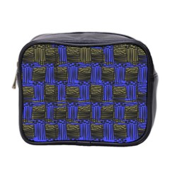 Basket Weave Mini Toiletries Bag 2-side by Sapixe