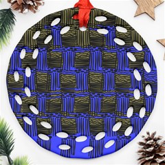 Basket Weave Ornament (round Filigree) by Sapixe