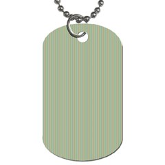 Background Pattern Green Dog Tag (one Side) by Sapixe