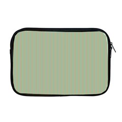 Background Pattern Green Apple Macbook Pro 17  Zipper Case by Sapixe