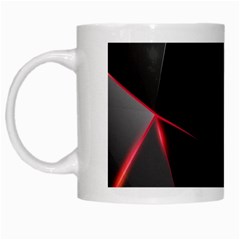 Black Light Dark Figures White Mugs by Sapixe