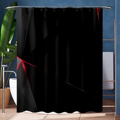 Black Light Dark Figures Shower Curtain 60  X 72  (medium)  by Sapixe