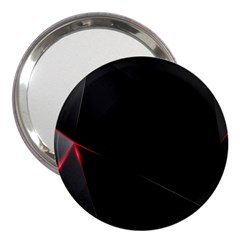 Black Light Dark Figures 3  Handbag Mirrors by Sapixe