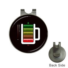 Black Energy Battery Life Hat Clips With Golf Markers by Sapixe