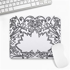 Bouquet Flower Decoration Pattern Large Mousepads by Sapixe