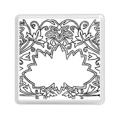 Bouquet Flower Decoration Pattern Memory Card Reader (square)  by Sapixe