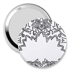 Bouquet Flower Decoration Pattern 3  Handbag Mirrors by Sapixe