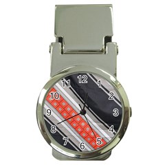 Bed Linen Microfibre Pattern Money Clip Watches by Sapixe