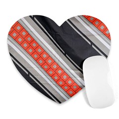 Bed Linen Microfibre Pattern Heart Mousepads by Sapixe