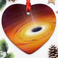 Black Hole Ornament (heart) by Sapixe