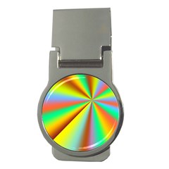 Burst Radial Shine Sunburst Sun Money Clips (round)  by Sapixe