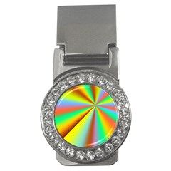 Burst Radial Shine Sunburst Sun Money Clips (cz)  by Sapixe