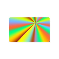 Burst Radial Shine Sunburst Sun Magnet (name Card) by Sapixe