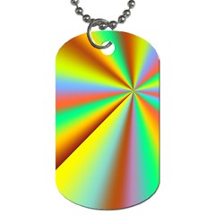 Burst Radial Shine Sunburst Sun Dog Tag (one Side) by Sapixe