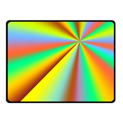 Burst Radial Shine Sunburst Sun Fleece Blanket (small) by Sapixe