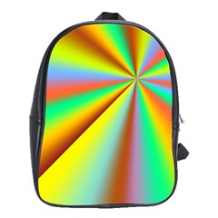 Burst Radial Shine Sunburst Sun School Bag (xl) by Sapixe