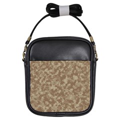 Camouflage Tarn Texture Pattern Girls Sling Bags by Sapixe