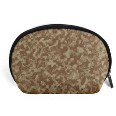 Camouflage Tarn Texture Pattern Accessory Pouches (large)  by Sapixe