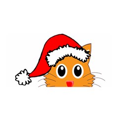 Cat Christmas Cartoon Clip Art Satin Wrap by Sapixe