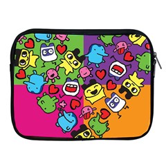 Cartoon Pattern Apple Ipad 2/3/4 Zipper Cases by Sapixe