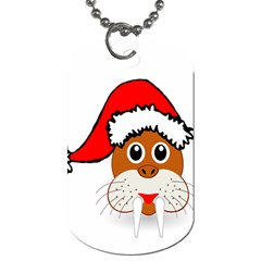 Child Of Artemis Christmas Animal Clipart Dog Tag (one Side) by Sapixe