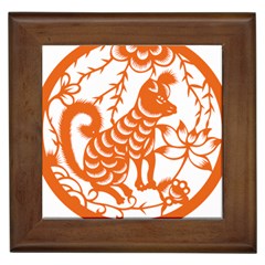 Chinese Zodiac Dog Framed Tiles by Sapixe