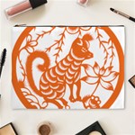 Chinese Zodiac Dog Cosmetic Bag (XL) Front