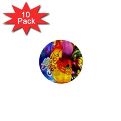 Chinese Zodiac Signs 1  Mini Buttons (10 Pack)  by Sapixe