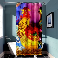 Chinese Zodiac Signs Shower Curtain 36  X 72  (stall)  by Sapixe