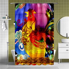 Chinese Zodiac Signs Shower Curtain 48  X 72  (small)  by Sapixe