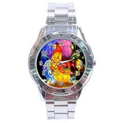 Chinese Zodiac Signs Stainless Steel Analogue Watch by Sapixe