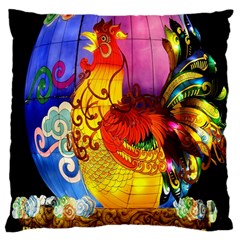 Chinese Zodiac Signs Large Cushion Case (one Side) by Sapixe