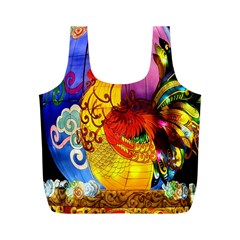 Chinese Zodiac Signs Full Print Recycle Bags (m)  by Sapixe