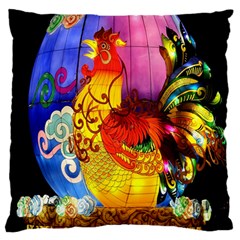 Chinese Zodiac Signs Large Flano Cushion Case (one Side) by Sapixe