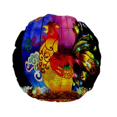 Chinese Zodiac Signs Standard 15  Premium Flano Round Cushions by Sapixe