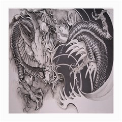 Chinese Dragon Tattoo Medium Glasses Cloth (2-side) by Sapixe