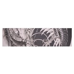 Chinese Dragon Tattoo Satin Scarf (oblong) by Sapixe