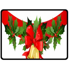 Christmas Clip Art Banners Clipart Best Double Sided Fleece Blanket (large)  by Sapixe