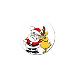 Christmas Santa Claus Golf Ball Marker (4 Pack) by Sapixe