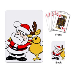 Christmas Santa Claus Playing Card by Sapixe