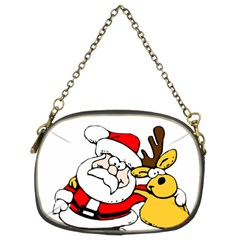 Christmas Santa Claus Chain Purses (two Sides)  by Sapixe