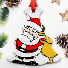 Christmas Santa Claus Christmas Tree Ornament (two Sides) by Sapixe