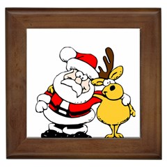 Christmas Santa Claus Framed Tiles by Sapixe