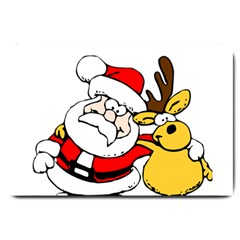 Christmas Santa Claus Large Doormat  by Sapixe