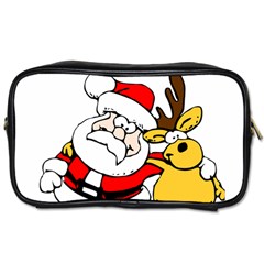 Christmas Santa Claus Toiletries Bags 2-side by Sapixe