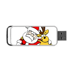 Christmas Santa Claus Portable Usb Flash (one Side) by Sapixe