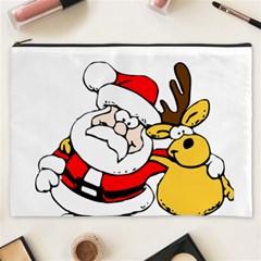 Christmas Santa Claus Cosmetic Bag (xxxl)  by Sapixe